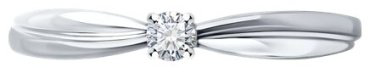 Кольцо Diamant 52-210-01980-1_16 размер 16 вес 1.41 г золото, бриллиант купить,255899