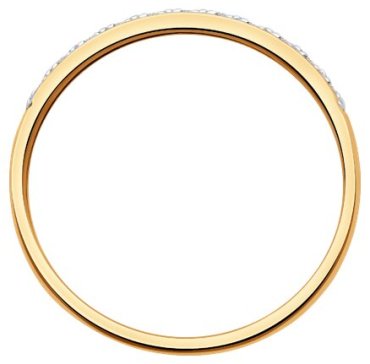 Кольцо Diamant 51-210-02248-1_165 размер 16.5 вес 0.89 г золото, бриллиант купить,124954