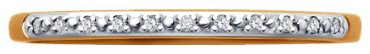 Кольцо Diamant 51-210-02248-1_165 размер 16.5 вес 0.89 г золото, бриллиант купить,124954