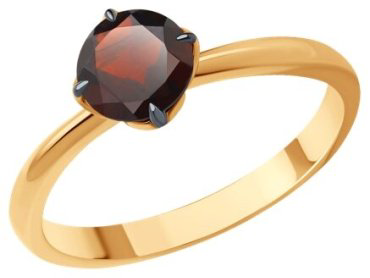 Кольцо Diamant 51-310-01767-2 размер 17 вес 1.65 г золото, гранат купить,204186