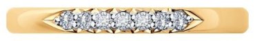 Кольцо Diamant 51-210-02079-1_16 размер 16 вес 1.33 г золото, бриллиант купить,266829