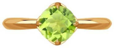 Кольцо Diamant 51-310-01767-3 размер 17 вес 1.83 г золото, хризолит купить,NaN