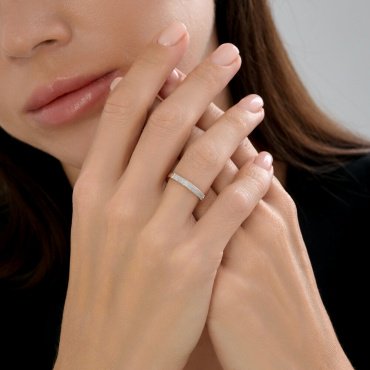Кольцо Diamant 51-210-02916-1_17 размер 17 вес 1.01 г золото, бриллиант купить,186759