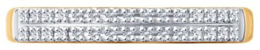 Кольцо Diamant 51-210-02916-1 размер 16.5 вес 1.1 г золото, бриллиант купить,193208
