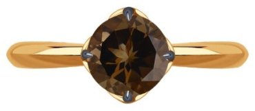 Кольцо Diamant 51-310-01767-4_17 размер 17 вес 1.84 г золото, раухтопаз купить,160082