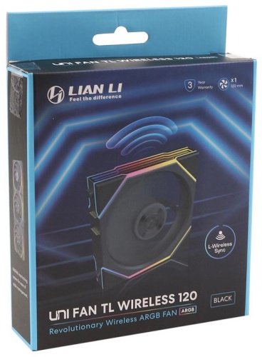 Вентилятор LIAN LI Uni Fan TL Wireless 120 ARGB 12TL1W1B купить,0