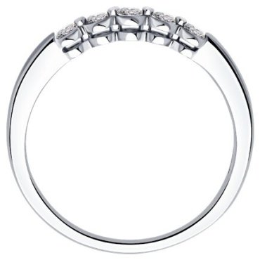 Кольцо Diamant 52-210-01728-1_17 размер 17 вес 1.97 г золото, бриллиант купить,436323