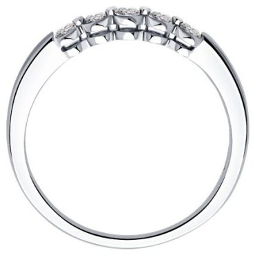 Кольцо Diamant 52-210-01728-1_17 размер 17 вес 1.97 г золото, бриллиант купить,436323