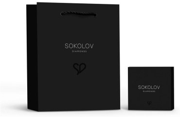 Кольцо SOKOLOV Diamonds 1011798 размер 17 вес 1.84 г золото, бриллиант купить,264247