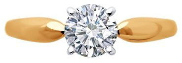 Кольцо Diamant 51-210-02369-1_18 размер 18 вес 2.52 г золото, рубин купить,795876