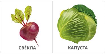 Книга Без автора: Книжки - картонки. Овощи купить,NaN