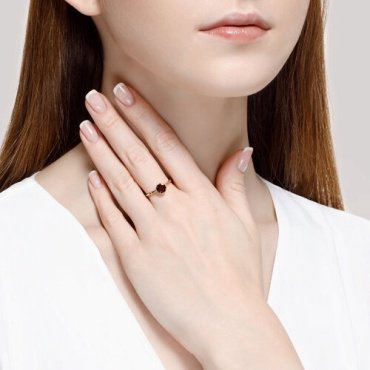 Кольцо Diamant 51-310-01766-3_17 размер 17 вес 1.82 г золото, гранат купить,0