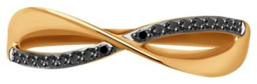 Кольцо Diamant 51-210-01936-3_17 размер 17 вес 1.36 г золото, бриллиант купить,202222