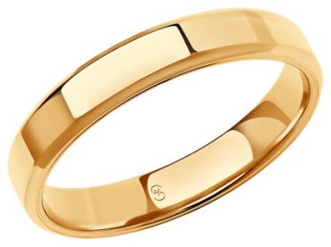 Кольцо SOKOLOV 111093-01 размер 21 вес 2.56 г золото, без вставок купить,205405