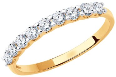 Кольцо SOKOLOV 017169 размер 16 вес 0.97 г золото, фианит - ForteMarket Кольцо SOKOLOV 017169 размер 16 вес 0.97 г золото, фианит купить,80900
