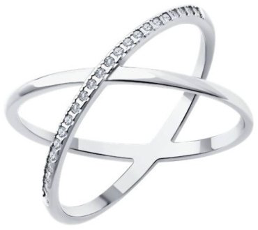 Кольцо Diamant 94-210-02036-1- размер 19 вес 2.02 г серебро, бриллиант купить,70794