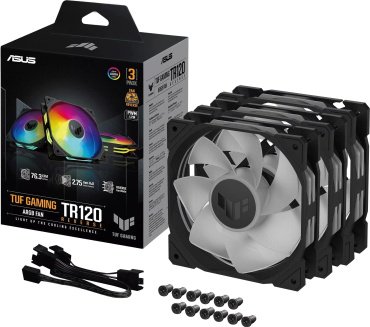 ASUS TUF GAMING TR120 ARGB REVERSE BLACK 3IN1 купить,0
