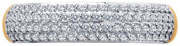 Кольцо SOKOLOV 1012175 размер 18 вес 3.35 г золото, бриллиант купить,1005446
