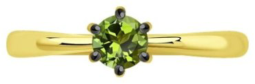 Кольцо Diamant 53-210-01656-3_17 размер 17 вес 1.39 г золото, турмалин купить,173791