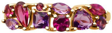 Кольцо Diamant 51-310-02165-2_18 размер 18 вес 1.83 г золото, родолит купить,170645