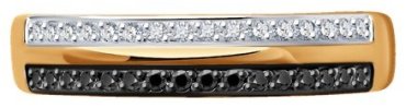 Кольцо Diamant 51-210-01921-2_175 размер 17.5 вес 1.43 г золото, бриллиант купить,283144