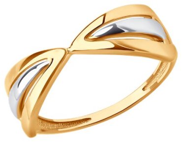 Кольцо Diamant 51-110-02787-1 размер 16 вес 1.89 г золото, без вставок купить,177416