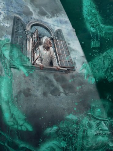 Книга Диккенс Ч.: Рождественская песнь в прозе. Святочный рассказ с привидениями (иллюстр. Айсато Л.) купить,NaN
