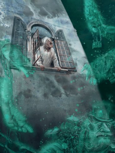 Книга Диккенс Ч.: Рождественская песнь в прозе. Святочный рассказ с привидениями (иллюстр. Айсато Л.) купить,NaN
