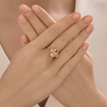 Кольцо Diamant 51-110-02970-1_18 размер 18 вес 2.085 г золото, без вставок купить,209920