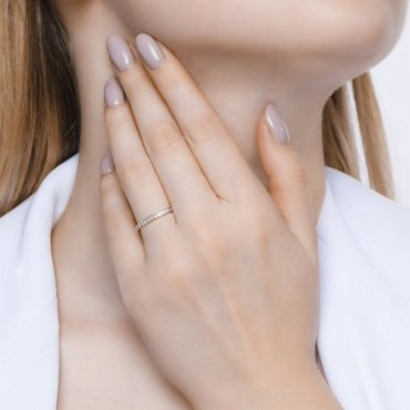 Кольцо SOKOLOV Diamonds 1011396 размер 16 вес 0.75 г золото, бриллиант купить,128660