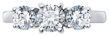 Кольцо Diamant 52-210-02404-1_17 размер 17 вес 2.71 г золото, рубин купить,1071356