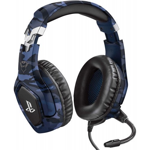 Наушники Trust GXT 488 Forze-B PS4 синие купить,NaN