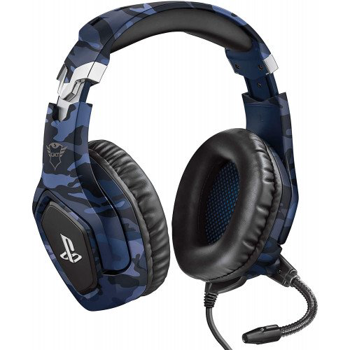 Наушники Trust GXT 488 Forze-B PS4 синие купить,NaN