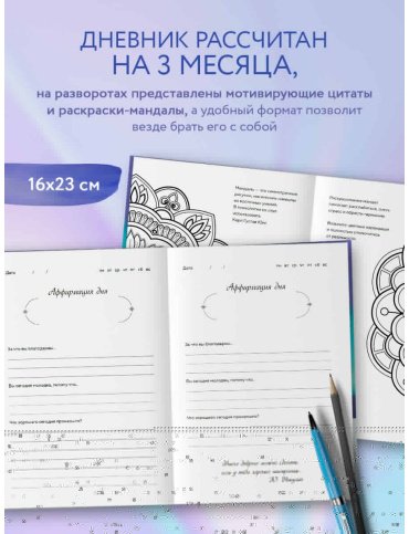 Книга без автора: Мой дневник благодарности. 90 дней, которые станут началом удивительных перемен в жизни (северное сияние) купить,NaN