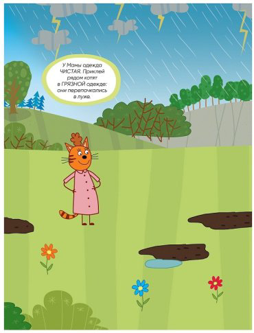 Книга Три кота. Развивающие наклейки. Погода купить,NaN