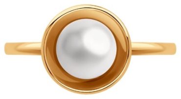 Кольцо Diamant 51-310-01823-1_18 размер 18 вес 1.56 г золото, жемчуг купить,121863