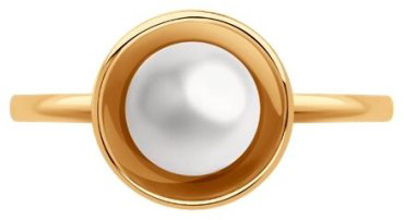 Кольцо Diamant 51-310-01823-1_18 размер 18 вес 1.56 г золото, жемчуг купить,121863