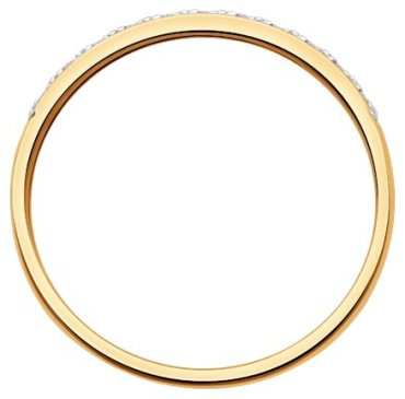 Кольцо Diamant 51-210-02248-1_17 размер 17 вес 0.9 г золото, бриллиант купить,106631