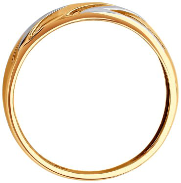 Кольцо Diamant 51-110-02781-1_16 размер 16 вес 1.84 г золото, без вставок купить,188250