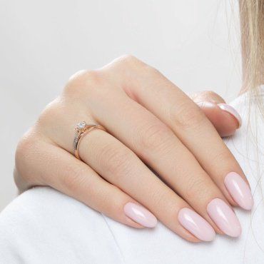 Кольцо SOKOLOV Diamonds 1011280 размер 15.5 вес 1.82 г золото, бриллиант купить,399893