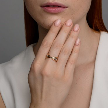 Кольцо Diamant 51-110-02787-1_18 размер 18 вес 1.825 г золото, без вставок купить,177086