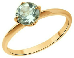 Кольцо Diamant 51-310-01764-3_17 размер 17 вес 1.79 г золото, корунд