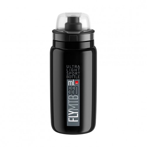 Бутылка для воды с крышкой Elite  Mtb 550 ml черная купить,NaN