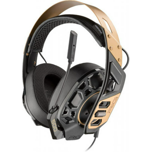 Наушники Plantronics RIG 500 PRO HA черно-золотистые 