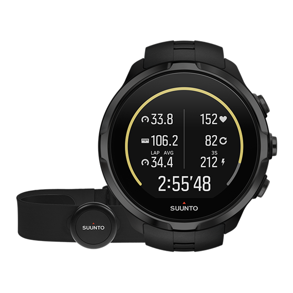 Смарт-часы Suunto Spartan Sport Wrist HR+Belt черные