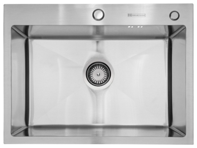 Мойка врезная Smartech Satin 60x45x22.5см серый купить,NaN