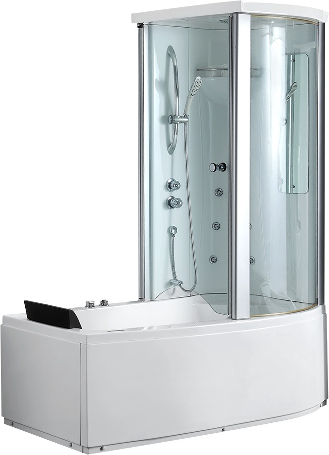Ванна Gemy G8040 B R 170х85х220см белый купить,NaN
