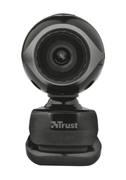 Веб-камера Trust Exis Webcam черная