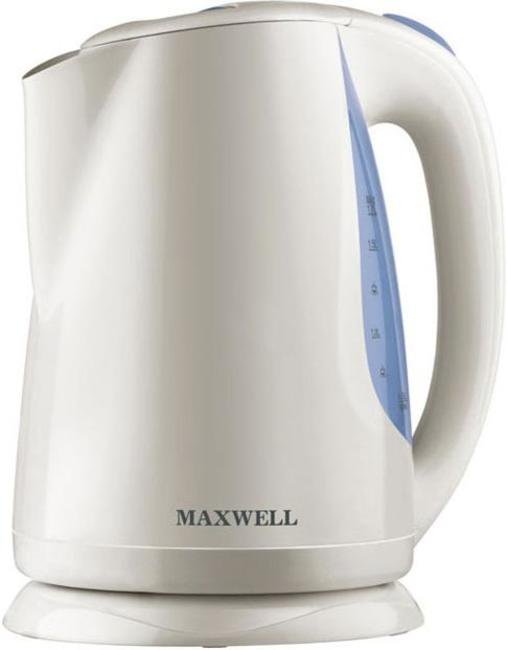 Электрочайник Maxwell MW 1004 1.7л белый купить,NaN