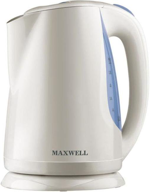 Электрочайник Maxwell MW 1004 1.7л белый купить,NaN